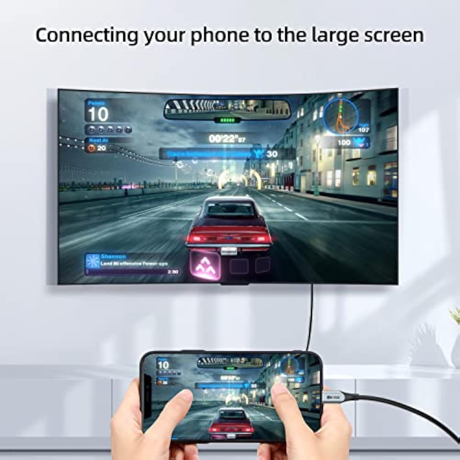 Usb C To Hdmi Cable 6Ft 2-Pack, 4K@60Hz Usb Type-C To Hdmi 6 Feet, Usbc To Hdm