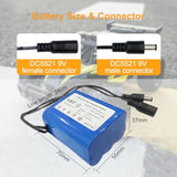 Kbt 12V 2400Mah Rechargeable Li-Ion Battery, Bare Leads Wire Replacement Battery Pack With Charger Compatible With 12V Devices Rc Car, Boat, Robot, Diy, Led Light Strip, Cctv Camera
