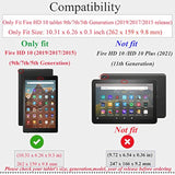 For Kindle Fire Hd 10 Case 9Th/7Th/5Th Generation 10.1 Inch (2019/2017/2015) W