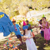 Apinata4U 17.5" Blue Color Ninja Pinata Ninja Party Supplies Ninja Themed Birthday Party Ninja Photo Prop Ninja Party Decorations