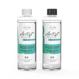 Clear Artist Resin, 32 Oz Kit, Art Epoxy Supplies For Metallic Stains Acrylic 100% Solids Easy Coat No Vocs Scratch Uv Heat Resistant To 500 Degrees