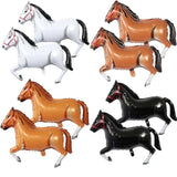 8 Pack Horse Balloons Westeren Cowboy Horse Balloons For Western Cowboy Horse Theme Birthday Party Decorations