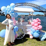 Pink And Blue Party Balloons,Pink Blue Latex Balloons 50 Pcs 12 Inch Blue And Pink Gender Reveal Party Balloons For Gender Reveal Wedding Engagement Birthday Parties Baby Shower Decoration