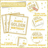 96Pcs Gold Birthday Party Tableware Set – Plates, Napkins & Decor for 24 Guests