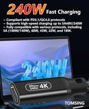 USB C Extension Cable 100W 20Gbps Extra Long?USB 3.2 Type C Male to Female Extension Charging & Sync for Smartphone,Tablets,Laptops? PlayStation,