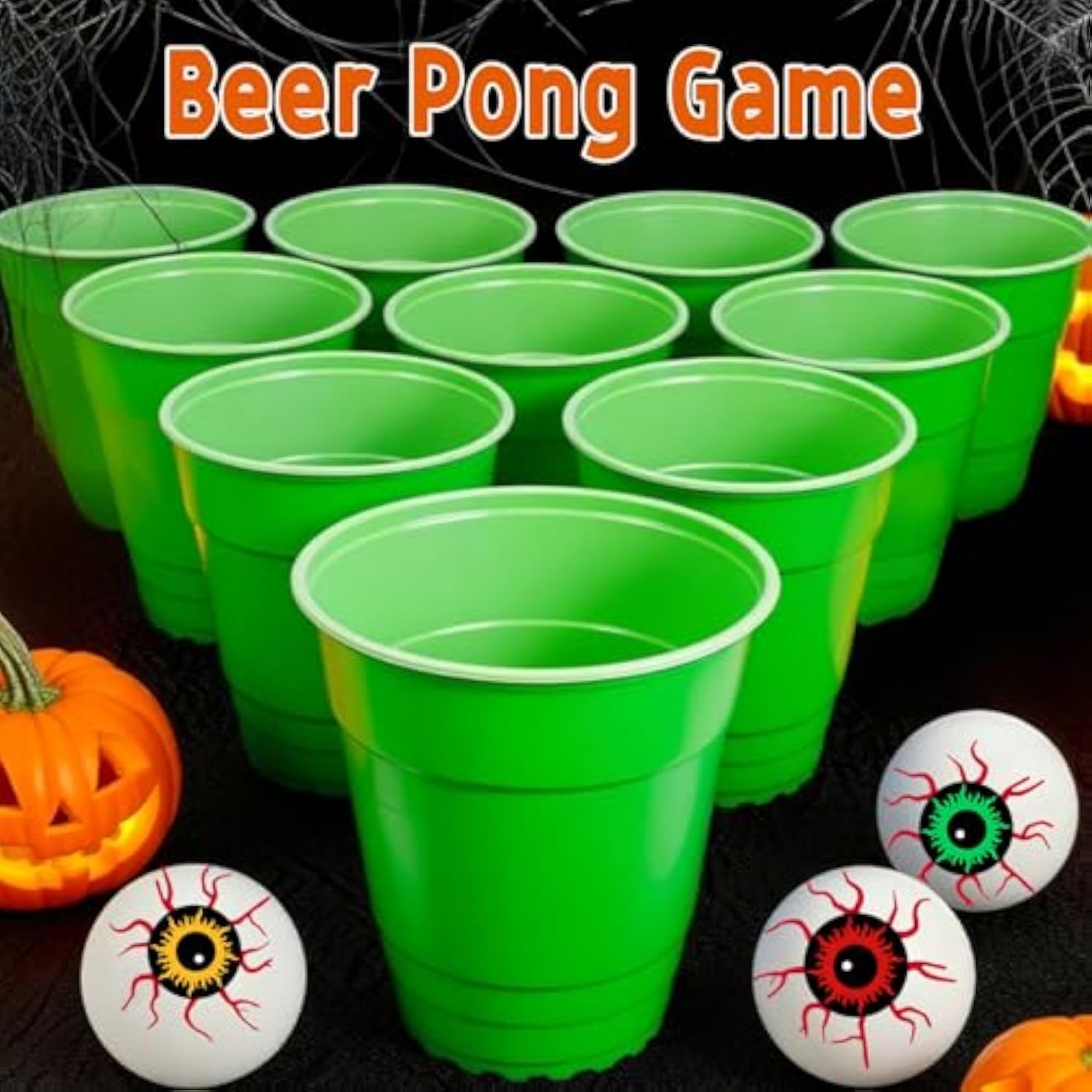 Halloween Party Favors - Halloween Games, 24 Halloween Eyeballs Toys Bulk For Kids Boys Girls, Goodie Bag Stuffers Crafts For Home Indoor Outdoor Room Tiered Tray Table School Classroom Decorations