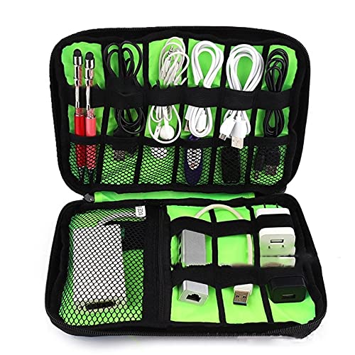 1Pack Travel Electronics Cable Organizer Bag Portable Storage Case For Mobile Phone Hard Drive Cords Usb Cables Charger Organizer