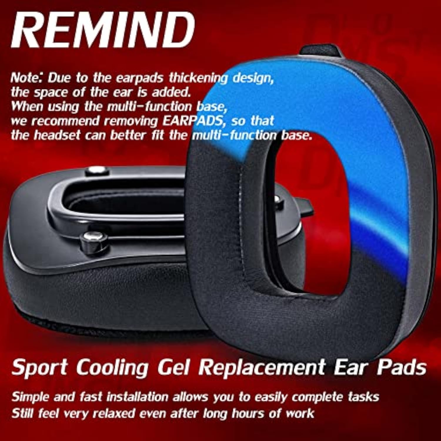A50 Gen 3 Mod Kit Cooling Gel Ear Pads For Astro A50 Gen 3 Headset I With Headband By - Not Fit Gen 4