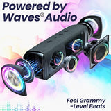Spark Lite Portable Bluetooth Speaker with Pro-Level Waves Audio & IPX65 Waterproof for Ultimate Summer Vibes