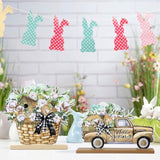 4 Pcs Spring Table Centerpieces Decorations Hello Spring Wooden Table Signs Farmhouse Flower Truck Wooden Signs For Home Party Decor(Coffee,Eucalyptus)