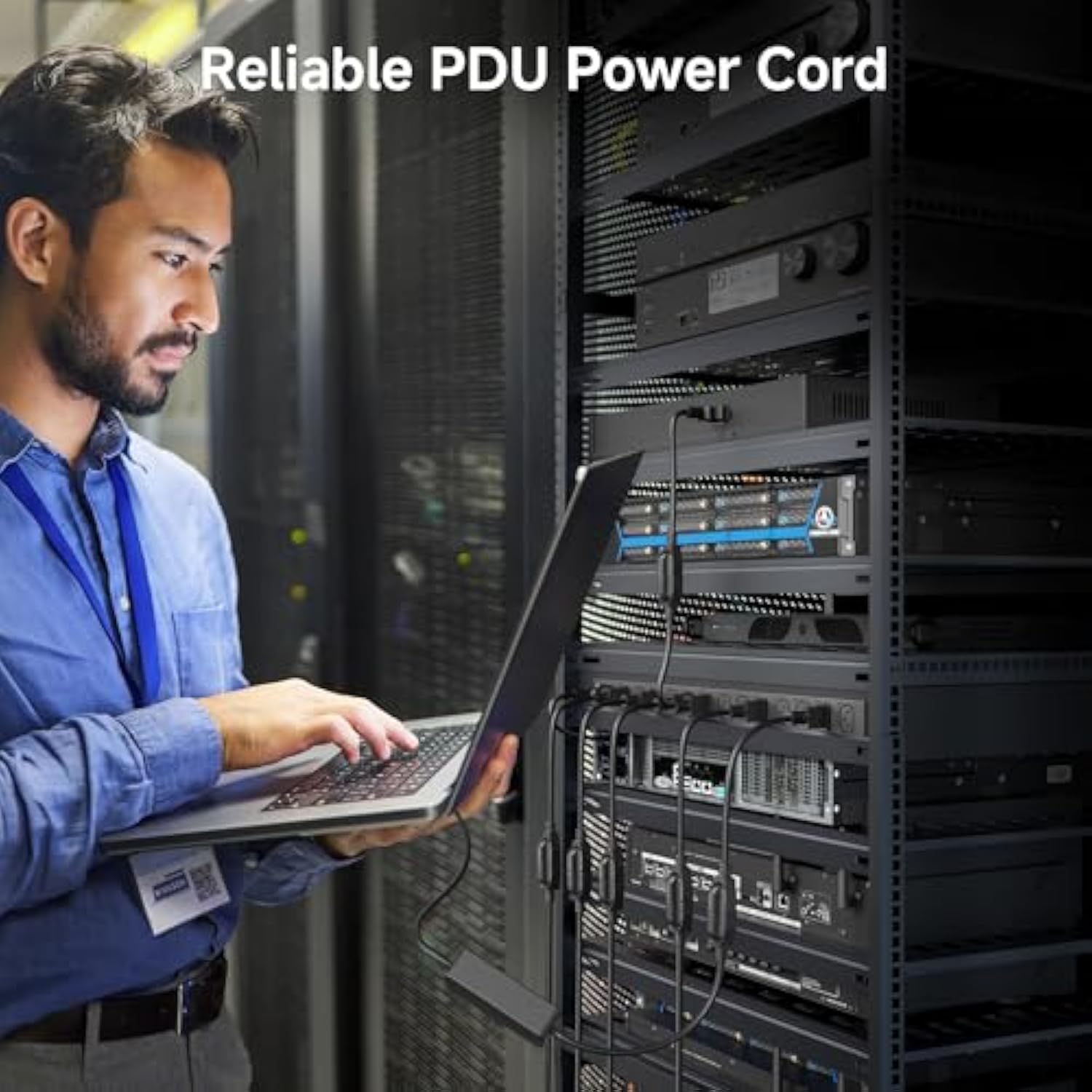 Cable Matters 2-Pack Computer Equipment to PDU Power Cord 3 ft, Power Cable (IEC C14 to NEMA 5-15R)