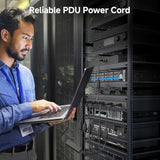 Cable Matters 2-Pack Computer Equipment to PDU Power Cord 3 ft, Power Cable (IEC C14 to NEMA 5-15R)