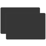 X-Large Silicone Sheet For Resin, 23.6"X15.7" Black Jewelry Casting Molds Mat, Premium Silicone Placemat, Reusable, Nonstick, Countertop Protector, Multipurpose Mat, 2 Pcs