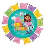 Gabby's 4th Birthday Party Supplies Cats and Dollhouse Balloon Bouquet Decorations