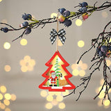 50Pcs Mini Gingham Ribbon Bows Checkered Ribbon Flowers Plaid Ribbon B