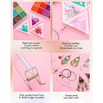 Bead Loom Kit For Adults 48000 Pcs Beading Loom Supplies With 96 Color 2 Mm Glass Seed Bead Bracelets Christmas Jewelry Earring Making Tools Gifts For Girls Diy Craft