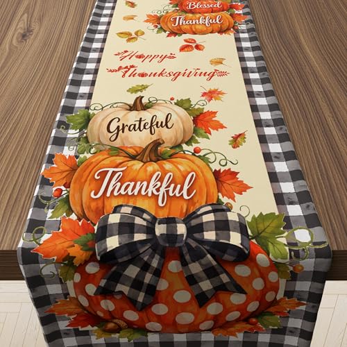 3D Pumpkin Light & 40 LED 2 Pack Thanksgiving Garland Fall Decor Total 13FT