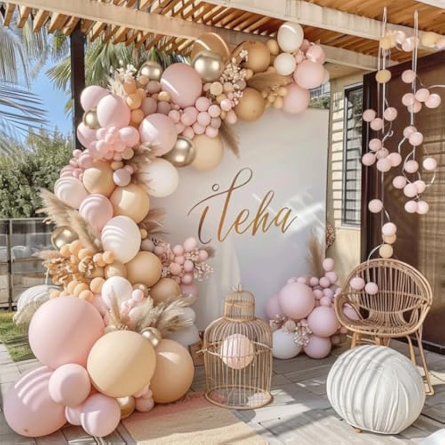 Dusty Pink Balloon Arch Kit: Boho Wedding, Shower & Birthday Decor