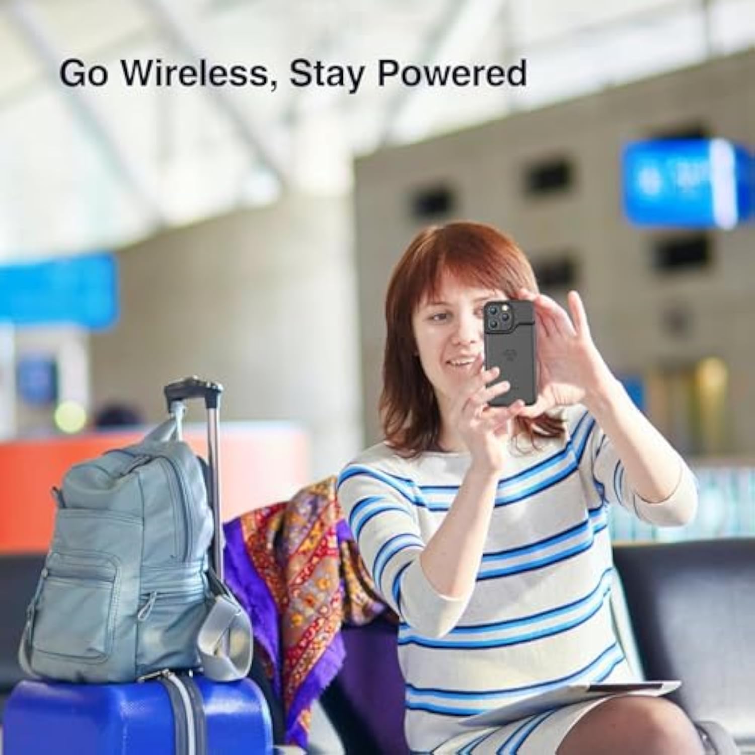 Alpatronix Battery Case for iPhone 15 and 15 Pro, Strong Slim Portable Protective Extended 15W Fast Charging Phone Case and Power Bank (BX15W) – Black