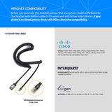 IPH-165 Phone Headset with Noise Cancelling Microphone for Office and Call Center -Compatible with Cisco landline Phones -7800/7900/8800/6945