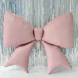 4Pcs Giant Pink Bow Balloons, 38" for Coquette Birthday & Wedding Party Decor