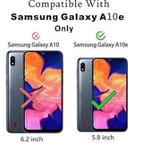 Samsung Galaxy A10E Case, Shockproof Slim Protective With Kickstand Hard Phone Cover For Samsung Galaxy A10E (Blue)