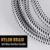 Premium Rca Cable 10 Ft (Hi-Fi Sound-16 Awg-Shielded) 2 Rca Male To 2 Rca Male