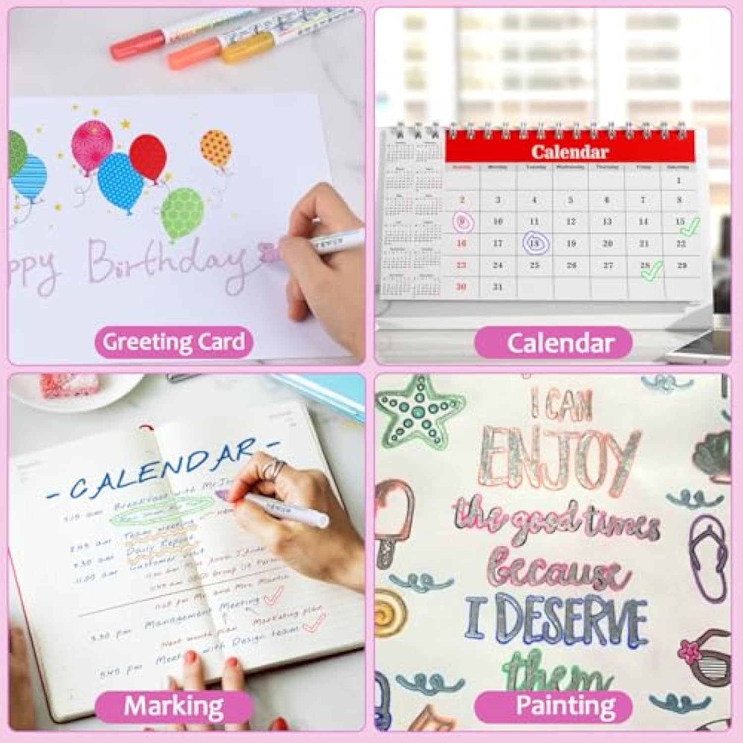 Double Line Outline Markers, Squiggles Shimmer Markers Set, 36 Pack Self Outline Metallic Glitter Marker Pens For Christmas,Art, Drawing, Writing, Greeting Cards, Diy, Scrapbook, Easter Eggs