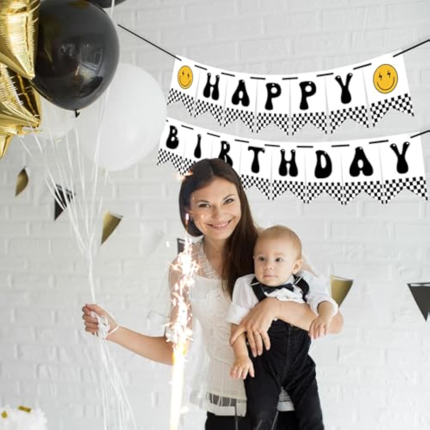 I Love the 50's Banner: 1950s Rock & Roll Photo Booth Backdrop for Parties