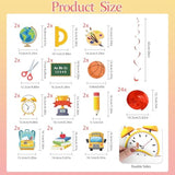48pcs Back to School Hanging Swirls for Classroom & Office Décor