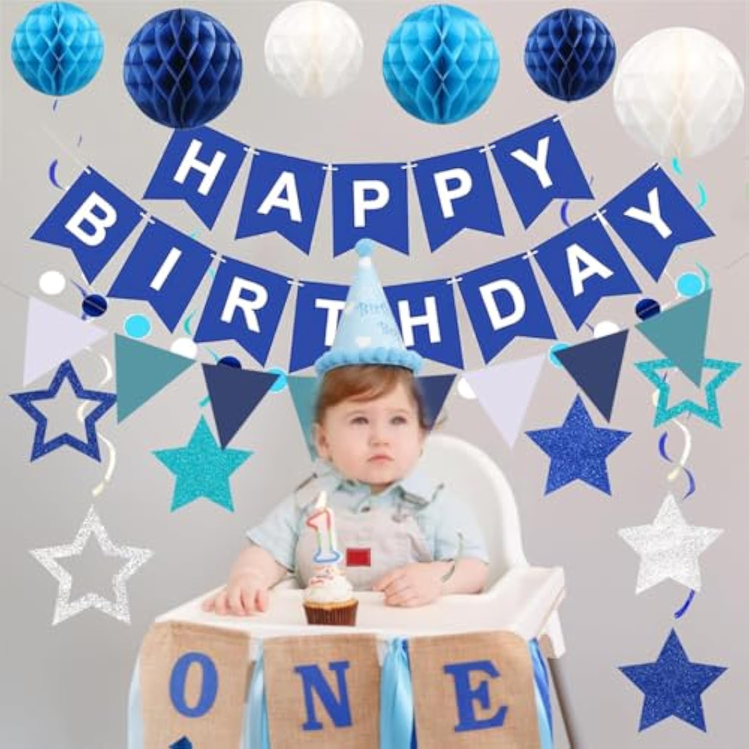 Happy Birthday Banner And Buntings, Happy Birthday Decorations For Women Rose Gold Set Contains 12Inch Balloons, Ribbons And Birthday Banners