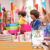 Art Birthday Party Invitations, Let'S Paint Birthday Invitation, Double-Sided Fill In Invites, Painting Birthday Party Decorations, 20 Cards With 20 Envelopes(D12)