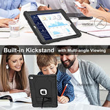 Case For Ipad Air 2Nd Generation 2014, Ipad Air 2 Case With Kickstand, 3 In 1