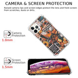 Fall Autumn Aesthetic Collage Phone Case Compatible With Iphone 16 Pro, Autumn Pumpkin Halloween Phone Case For Iphone 16 Pro, Cool Trendy Tpu Bumper Case Cover