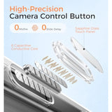 For Iphone 16 Pro Max Case [Camera Control Button] [Compatible With Magsafe] Scratch-Resistant Cover, Military-Grade Shockproof, Magnetic Phone Case For Iphone 16 Pro Max 6.9 Inch, Clear