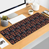 Bright Lobster Gaming Mouse Pad, Art Animal Mousepads For Gaming Home Office Work, Extended Mats Computer Keyboard Laptop, 31.5×11.8 Inch Large Desk Mat With Non-Slip Rubber Base
