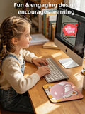 Wireless Mouse Bluetooth Cute Bunny Shape Small Quiet Usb Optical Silent Funny Travel Cordless Mice For Pc Laptop Desktop Computer Apple Ipad Mac Macbook Air Pro Dell Hp Chromebook Kids Women Men Gift