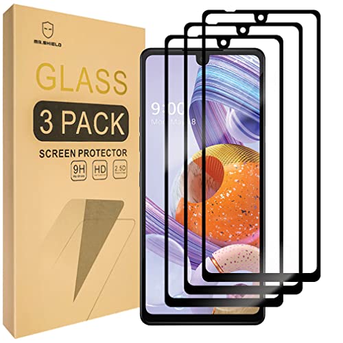 [3-Pack] Designed For LG Stylo 6 [Japan Tempered Glass] [9H Hardness] [Full Screen Glue Cover] Screen Protector with Lifetime Replacement