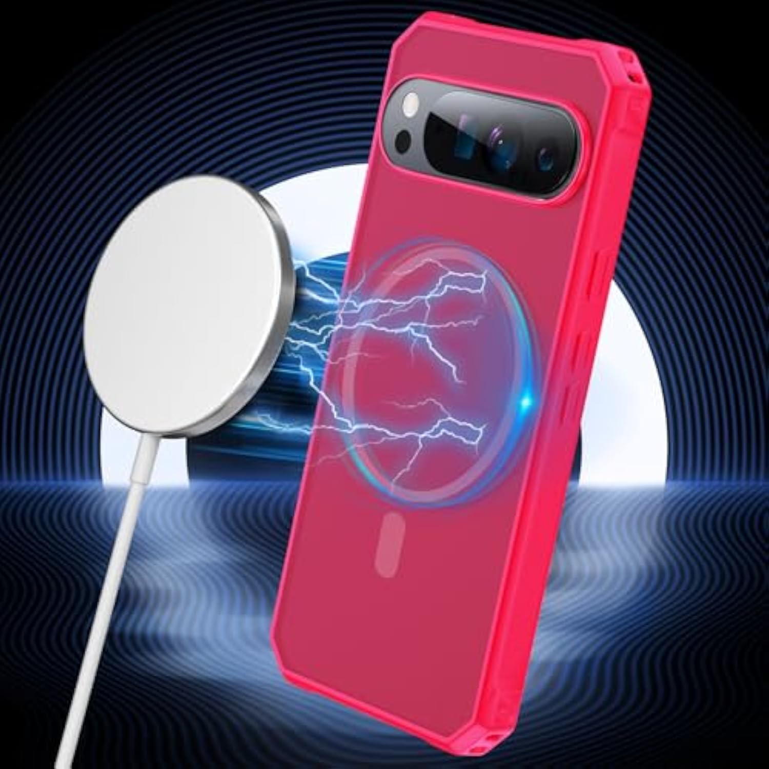Pixel 9 Pro XL MagSafe Case, Slim Shockproof, Military-Grade - Pink
