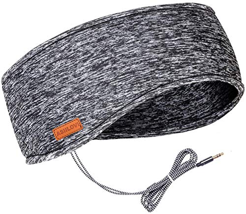 Sleep Headphones & Ear Warmers Headband Headphones & Ear Muffs Ear Covers With Ultra-Thin Hd Stereo Speakers For Outdoor Sports Running Nap Sleeping Asmr & Daily Wear (Wired-Gray)