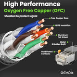 GearIT Cat6 Outdoor Ethernet Cable (150ft) 23AWG Pure Copper, FTP, LLDPE, Wate