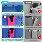 Silicone Phone Holder Compatible With Bogg Bag, Phone Case Holder Charms Accessory For All Bogg Bags And Beach Bag, Phone Holder Attachment For Beach Tote Bags, With 2Pcs Charms & 2Pcs Key Hooks