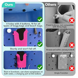 Silicone Phone Holder for Bogg Bags Beach Totes with 2 Charms & Key Hooks