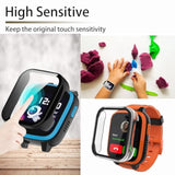[4-Pack] Screen Protector Case With Tempered Glass Compitible With Xplora Xgo 3 Smart Watch, Hard Pc Case Screen Protector Cover Bumper Accessories For Women Men