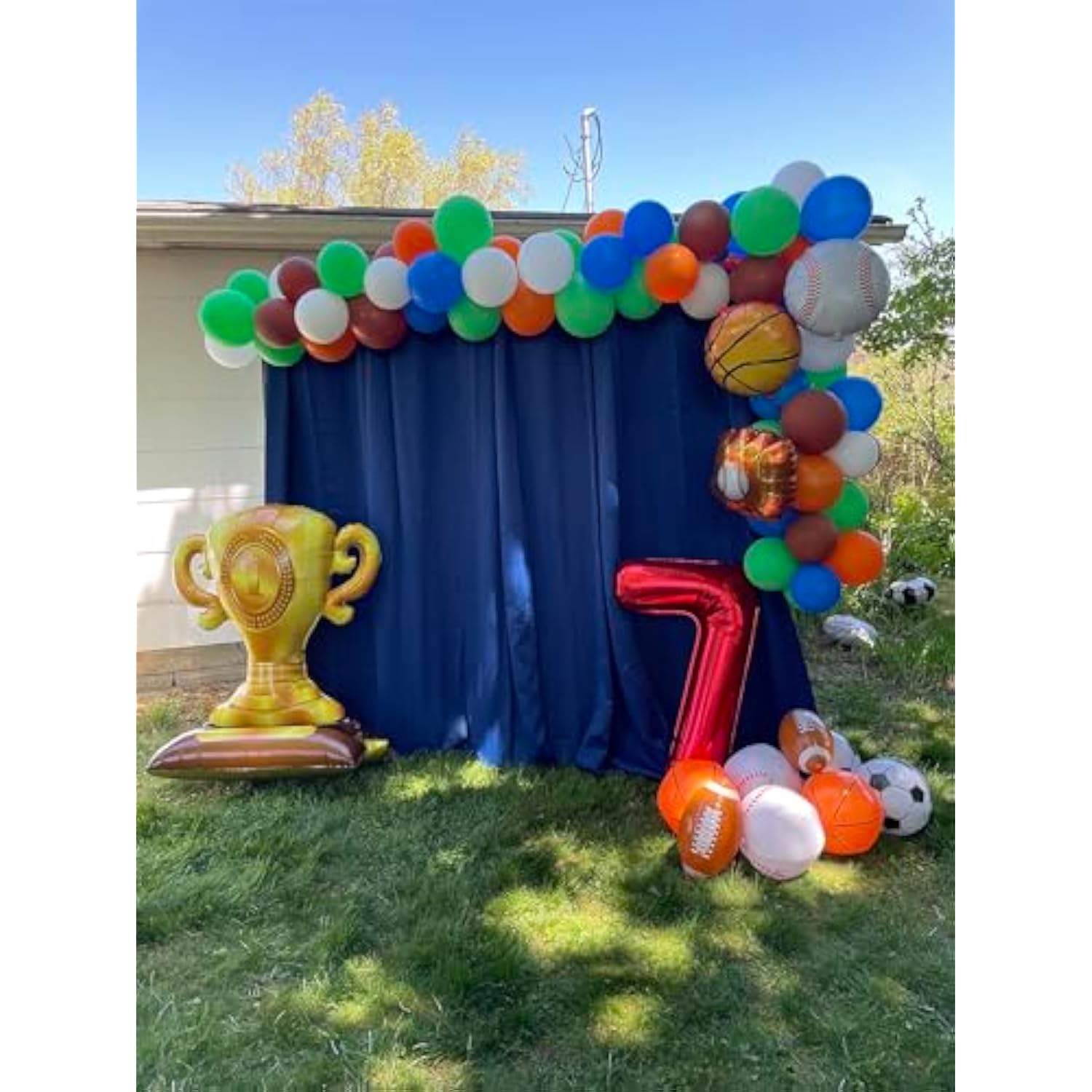 41" Standing Champion Trophy Foil Balloon First Prize Sports Party Decor