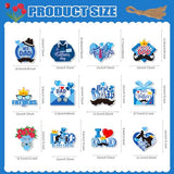 Happy Fathers Day Decorations Happy Father's Day Party Decorations Including Banner, Hanging Decorations,Best Dad Balloons,Tablecloth for Father's Day Party Supplies