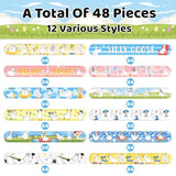 48 Pcs Silly Goose Slap Bracelets, Funny Silly Goose Party Favors Supplies Birthday Party Decorations Gifts Goodie Bag Fillers For Kids Boys Girls Classroom Rewards