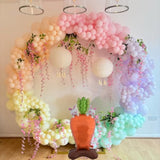 155Pcs Easter Balloon Arch Kit, Pastel Balloon Garland Decorations With Daisy Flower Bunny Carrot Foil Mylar Balloons For Party Birthday Baby Shower And Spring Celebrations