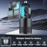 ?Mfi Certified?Iphone 15 Fast Car Charger, 4.8A Usb Car Power Cigarette Lighter Usb-C Fast Car Charging + 2Pack Tyep-C Braided Cable For Iphone 15 Pro/15 Pro Max/Ipad Pro/Galaxy S24/S23/Pixel