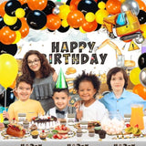 Construction Birthday Party Supplies 251 Pcs Construction Birthday Banner Balloons Plates Napkins Cups Tablecloth Set For Kids Dump Truck Excavator Party Decorations